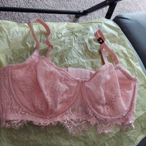 Victoria's Secret Dream Angels Wicked Unlined Balconette Pink 38dd Bra new